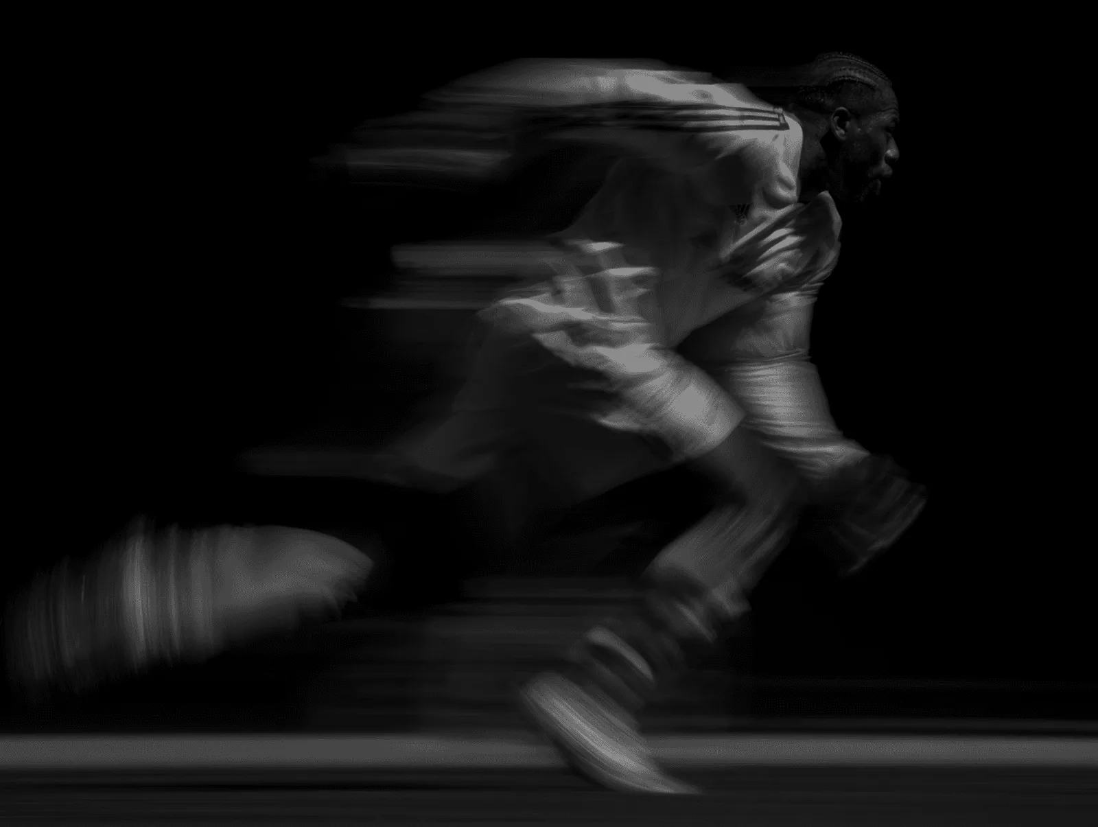 A motion study of a runner
